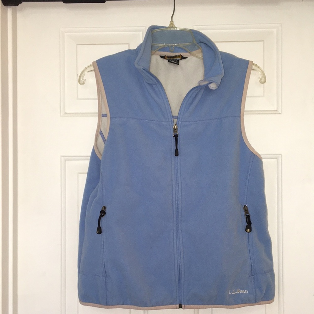LL Bean fleece vest